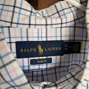 Ralph Lauren Mens Slim Fit Button Down